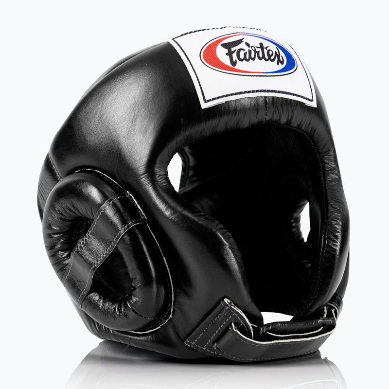 Bokso šalmas Fairtex Muay Thai Competition black 2
