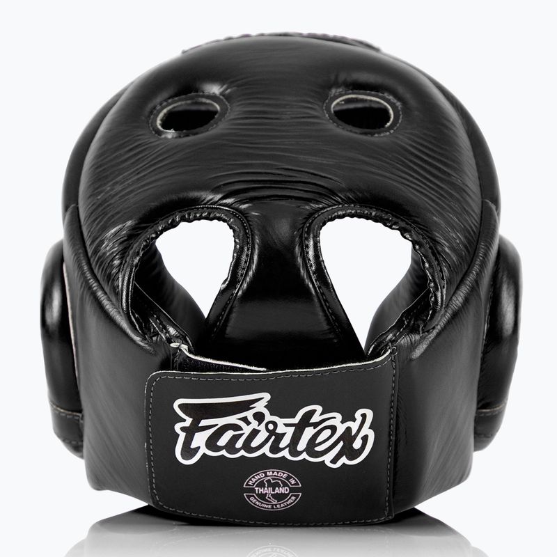 Bokso šalmas Fairtex Muay Thai Competition black 4