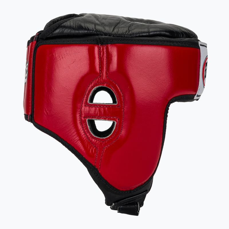 Apsauginis šalmas Fairtex Muay Thai & Kickboxing Competition red 2