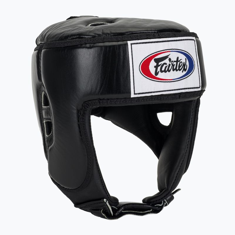 Apsauginis šalmas Fairtex Muay Thai & Kickboxing Competition black