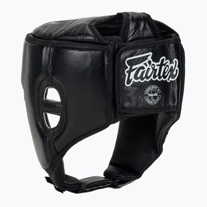 Apsauginis šalmas Fairtex Muay Thai & Kickboxing Competition black 3