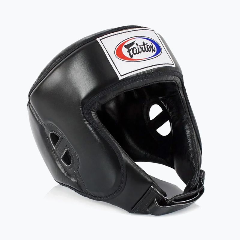 Apsauginis šalmas Fairtex Muay Thai & Kickboxing Competition black