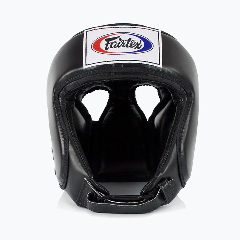 Apsauginis šalmas Fairtex Muay Thai & Kickboxing Competition black 2