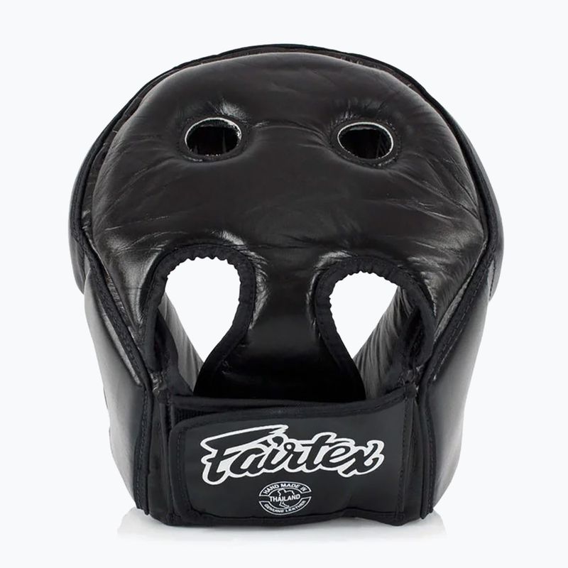 Apsauginis šalmas Fairtex Muay Thai & Kickboxing Competition black 3