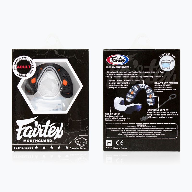 "Fairtex" gelinė burnos apsauga juoda 4