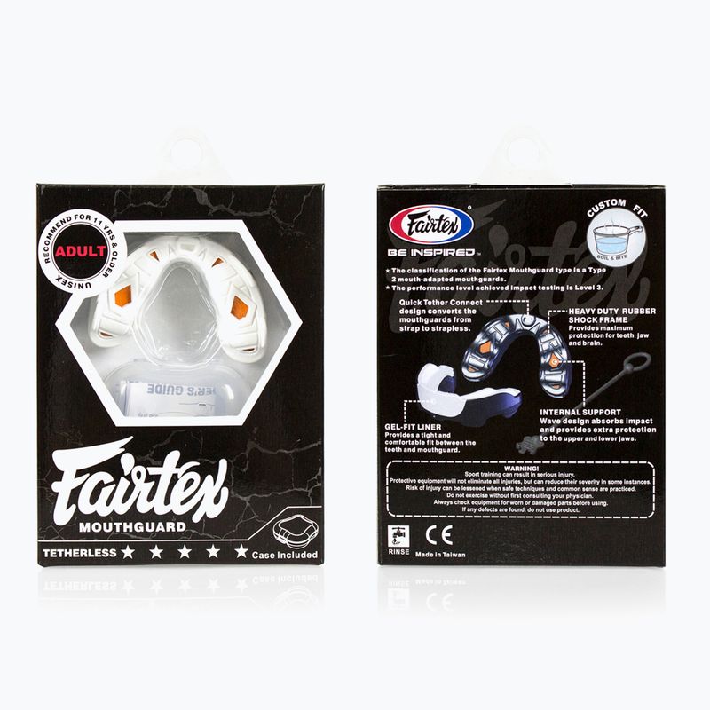 "Fairtex" gelinė burnos apsauga balta 4