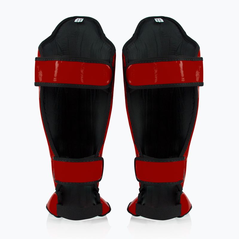 "Fairtex" varžybų blauzdų kilimėliai raudoni 2