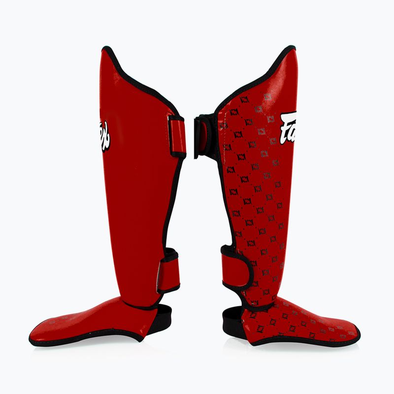 "Fairtex" varžybų blauzdų kilimėliai raudoni 3