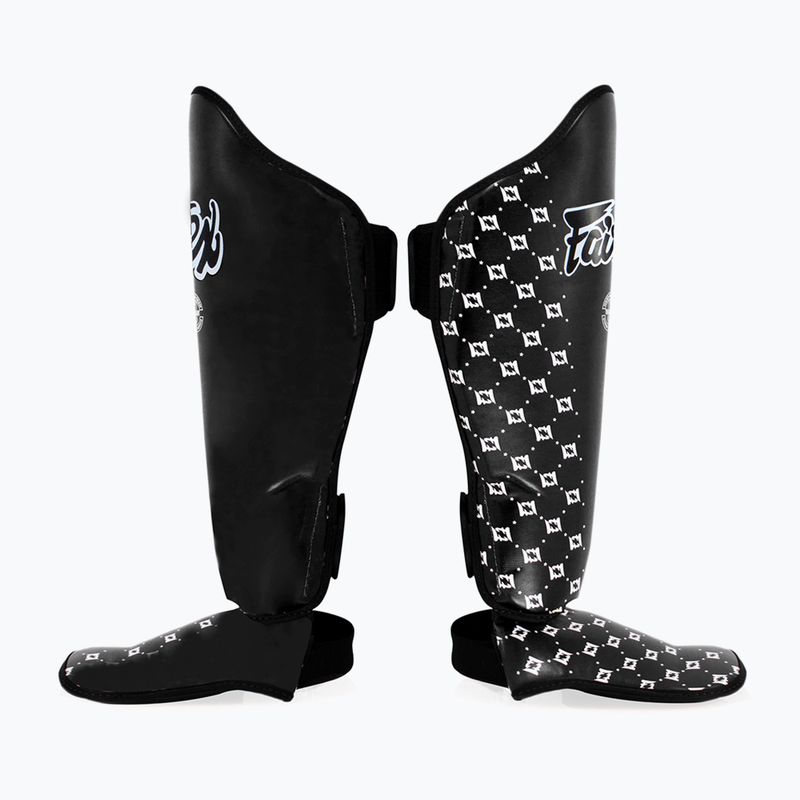 "Fairtex" varžybų blauzdų kilimėliai juodi 3