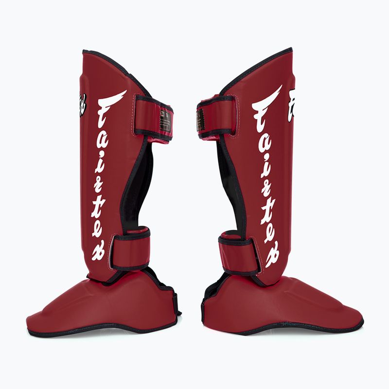 "Fairtex" nuimamos blauzdų apsaugos, dar žinomos kaip blauzdikaulių apsaugos. "Twister" raudona 3