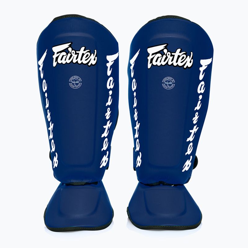 "Fairtex" nuimamos blauzdų apsaugos, dar žinomos kaip blauzdikaulių apsaugos. "Twister" mėlyna