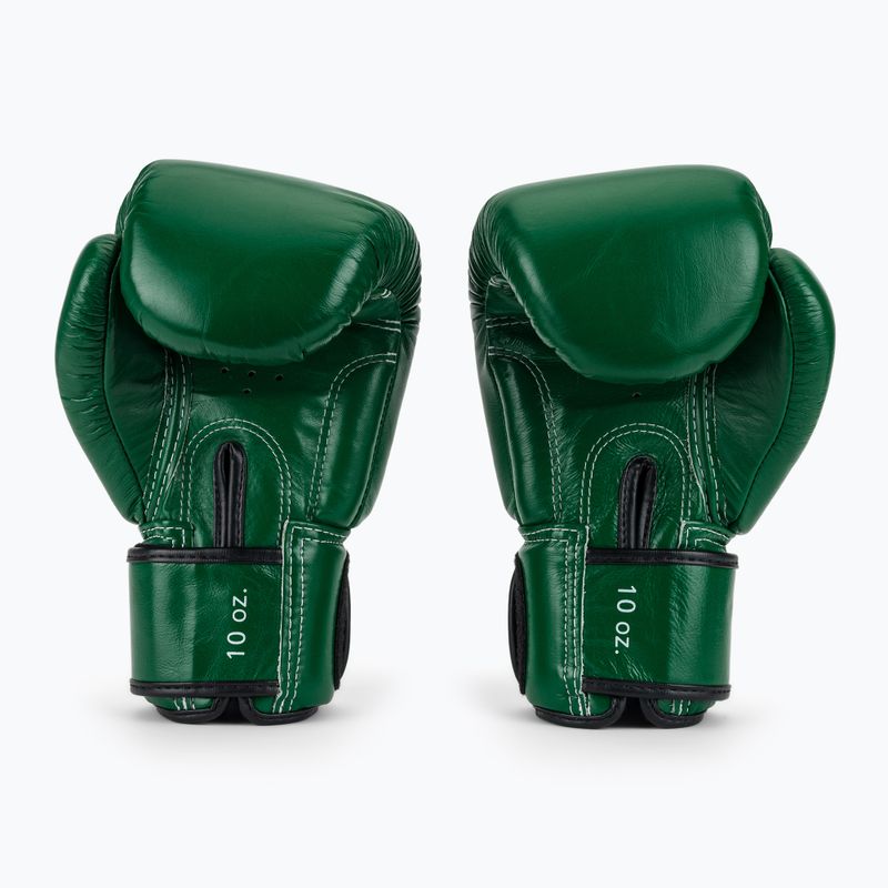 Bokso pirštinės Fairtex Real Leather Boxing green 3