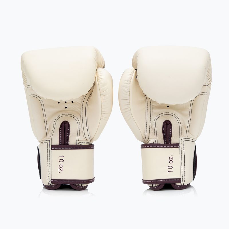 Bokso pirštinės Fairtex Real Leather Boxing khaki 2
