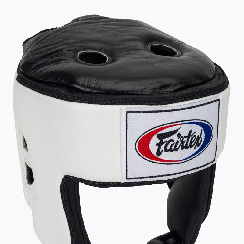 Bokso šalmas Fairtex Muay Thai & Kickboxing Competition white 4