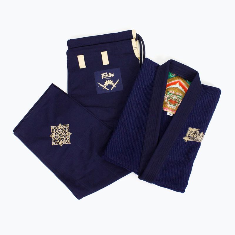 Brazilišo džiu-džitsu GI Fairtex "Matchanu" navy blue 9