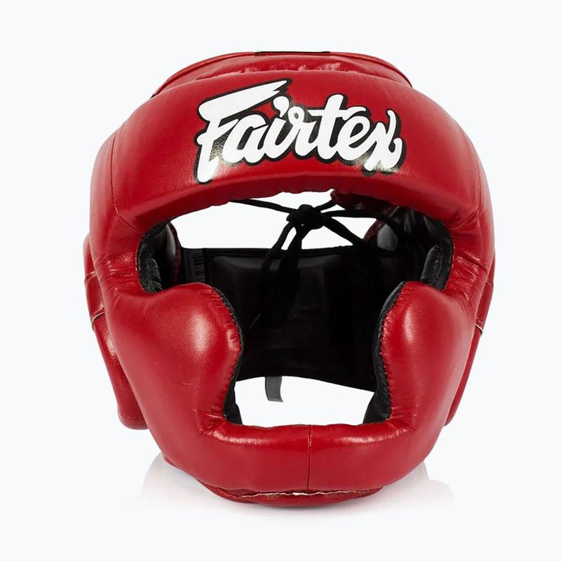Vaikiškas bokso šalmas Fairtex Headguard for Kids red 2