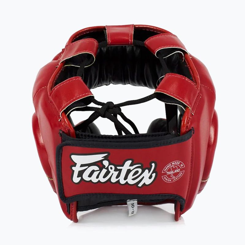 Vaikiškas bokso šalmas Fairtex Headguard for Kids red 3