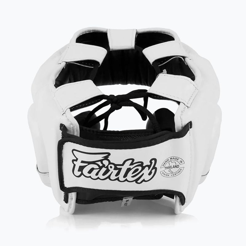 Vaikiškas bokso šalmas Fairtex Headguard for Kids white 3