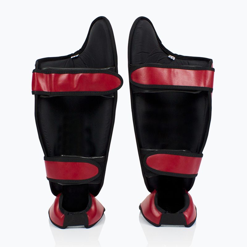 "Fairtex Ultimate Shin Pads" raudonos spalvos 2