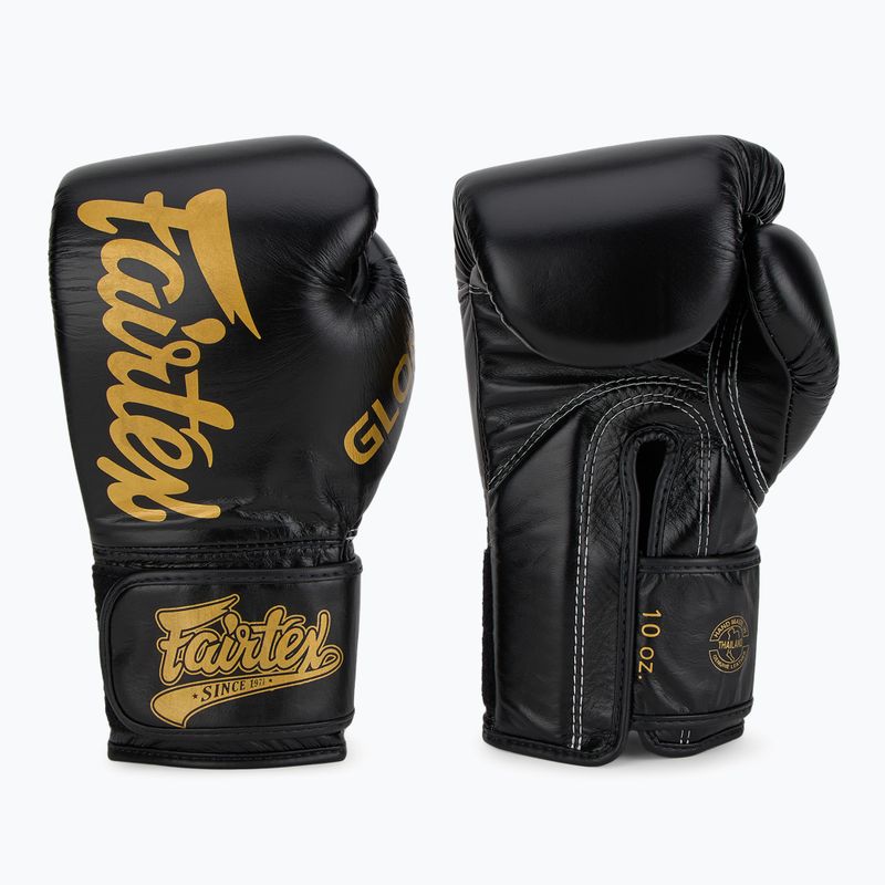 Bokso pirštinės Fairtex Glory Competition Lace Velcro black
