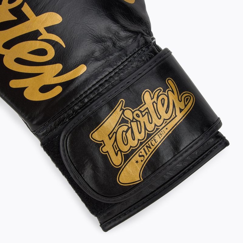 Bokso pirštinės Fairtex Glory Competition Lace Velcro black 6