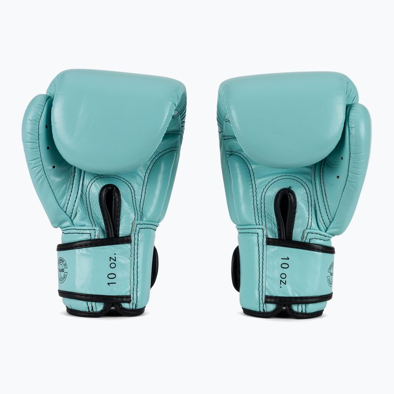 Bokso pirštinės Fairtex Genuine Leather Boxing blue 3