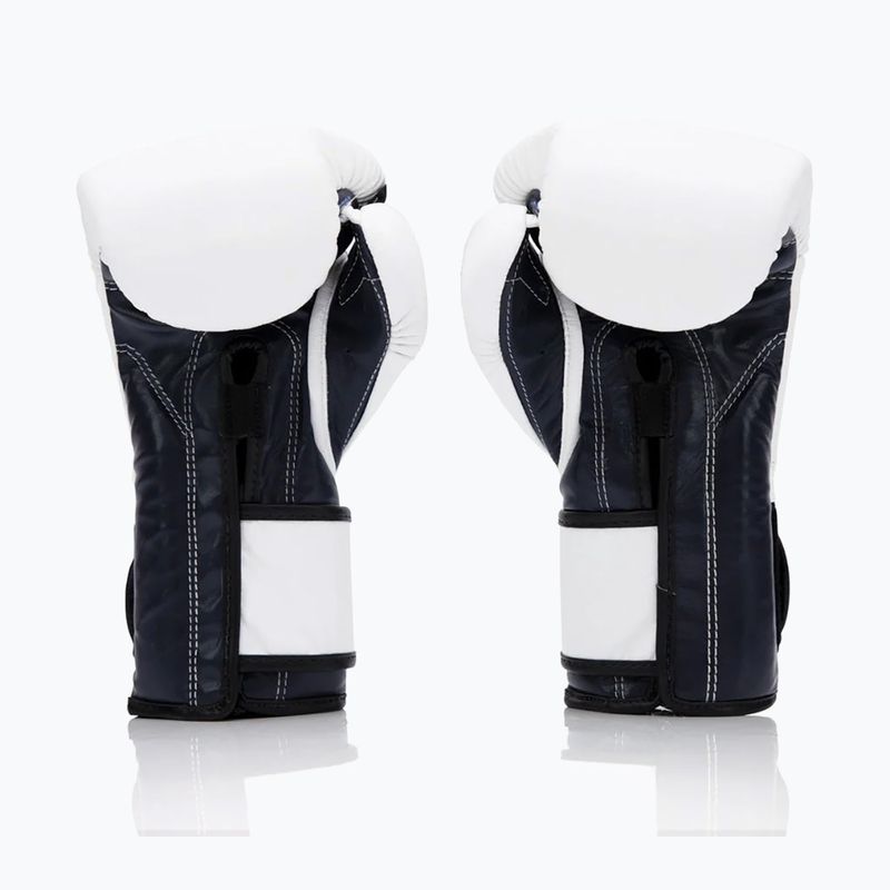 Bokso pirštinės Fairtex Heavy Hitter's Mexican Style white/blue 2