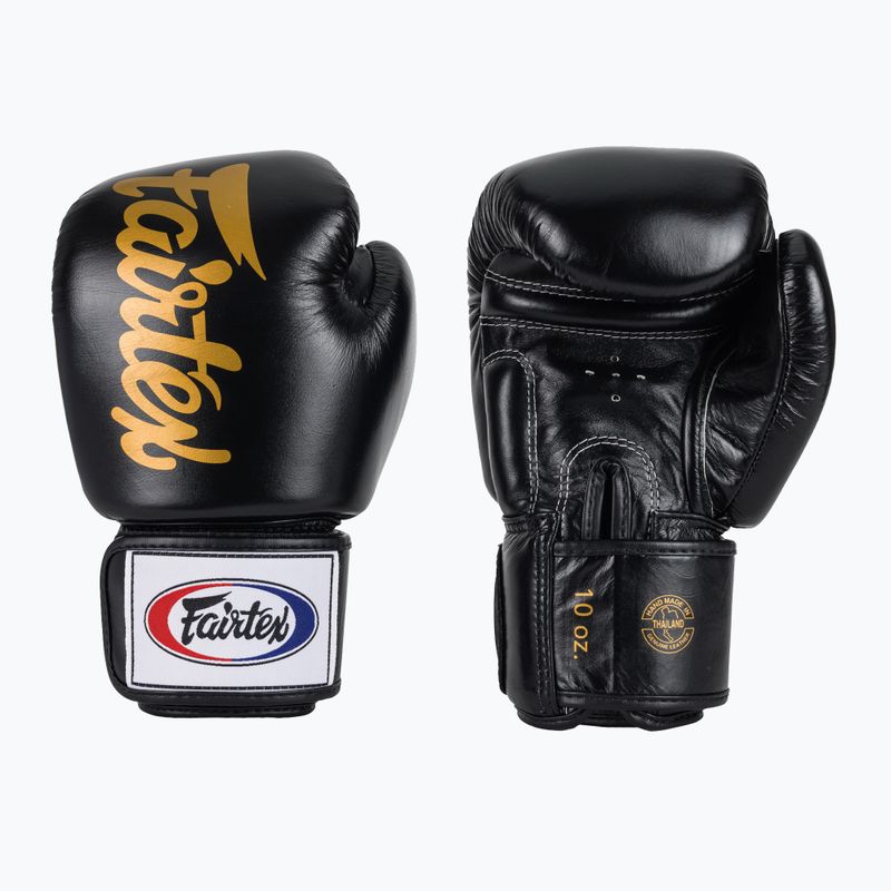 Bokso pirštinės Fairtex Deluxe Tight-Fit black