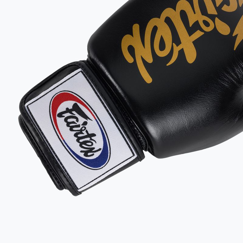 Bokso pirštinės Fairtex Deluxe Tight-Fit black 6