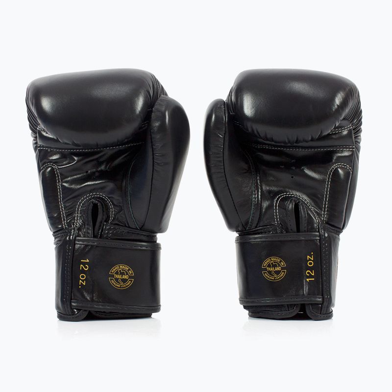 Bokso pirštinės Fairtex Deluxe Tight-Fit black 2