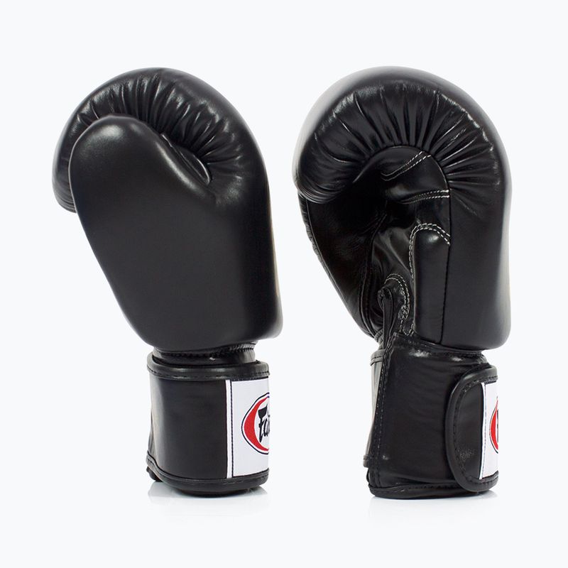Bokso pirštinės Fairtex Deluxe Tight-Fit black 3