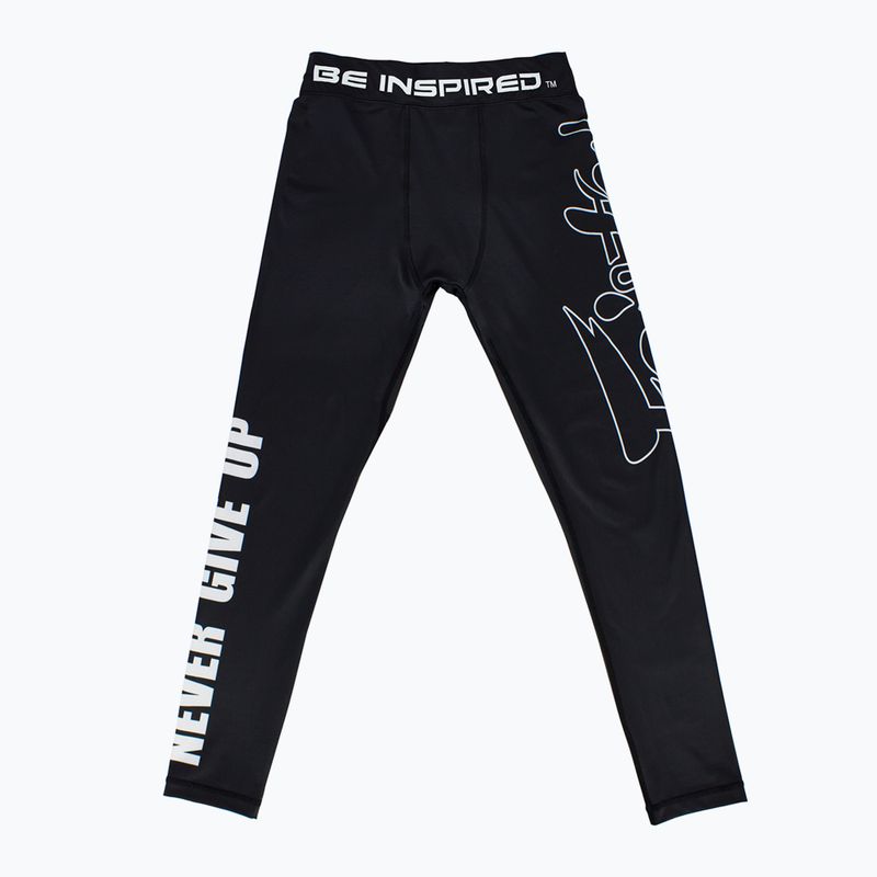 "Fairtex Compression CP1" juodos spalvos vyriškos treniruočių tamprės