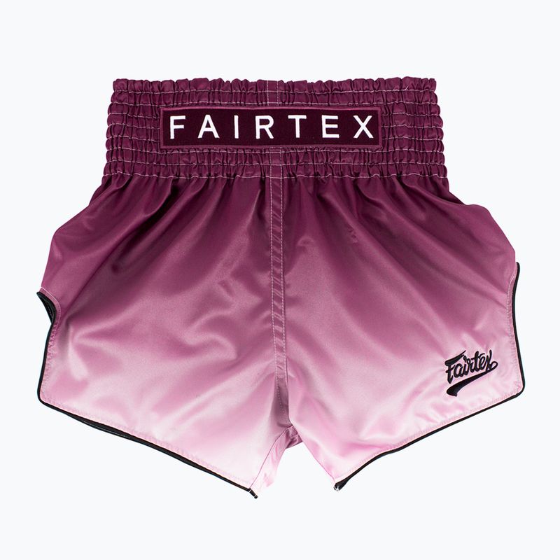 Fairtex Muay Thai treniruočių šortai BS1904 "Fade" bordo spalvos