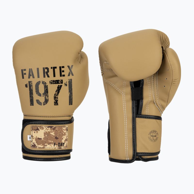 Bokso pirštinės Fairtex F-DAY 2 Limited Edition khaki 2