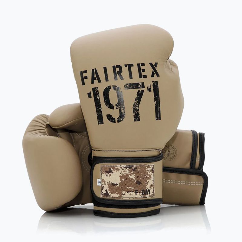 Bokso pirštinės Fairtex F-DAY 2 Limited Edition khaki 4
