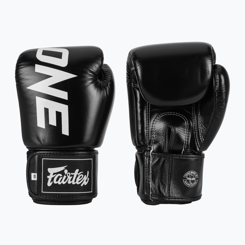 Bokso pirštinės Fairtex ONE X Fairtex Boxing black
