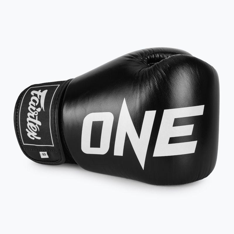 Bokso pirštinės Fairtex ONE X Fairtex Boxing black 5
