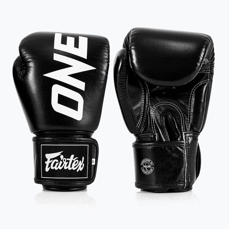 Bokso pirštinės Fairtex ONE X Fairtex Boxing black