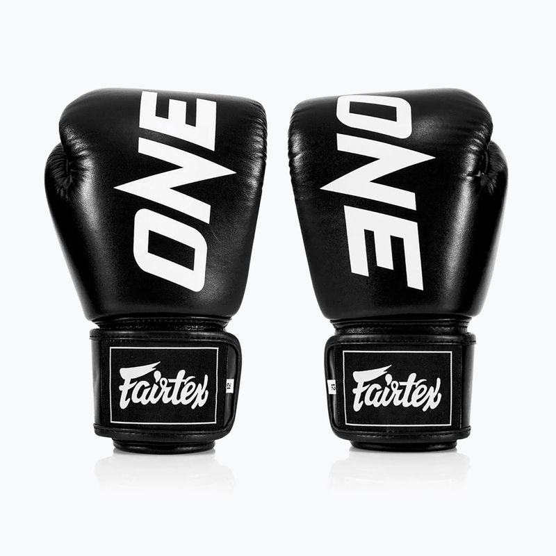 Bokso pirštinės Fairtex ONE X Fairtex Boxing black