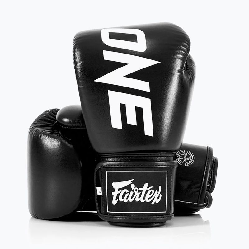 Bokso pirštinės Fairtex ONE X Fairtex Boxing black 4