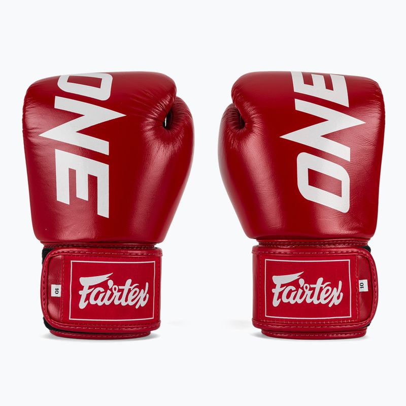 Bokso pirštinės Fairtex ONE X Fairtex Boxing red 2