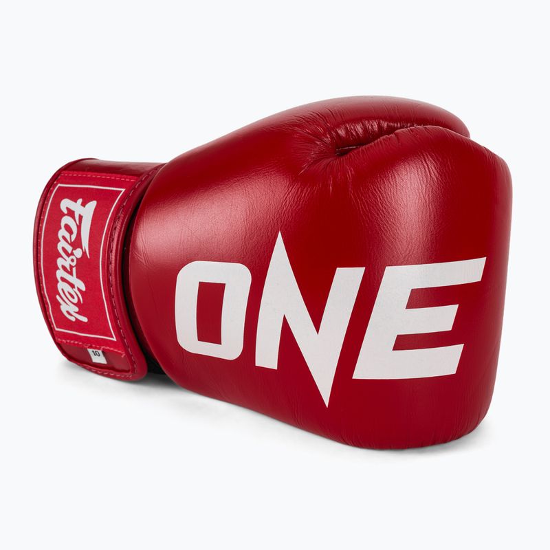Bokso pirštinės Fairtex ONE X Fairtex Boxing red 5