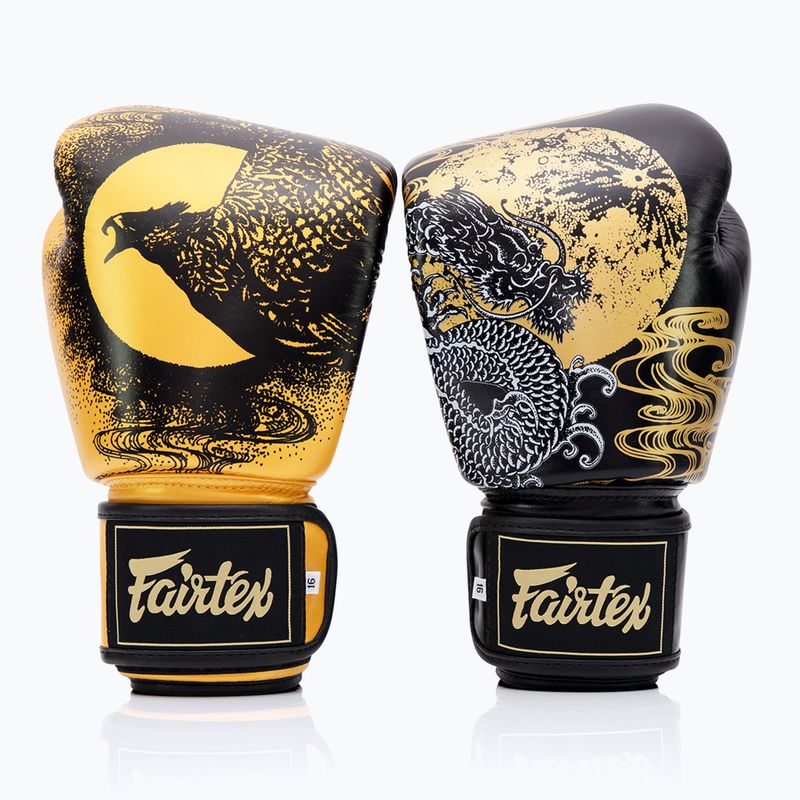 "Fairtex Harmony Six" bokso pirštinės juodos spalvos