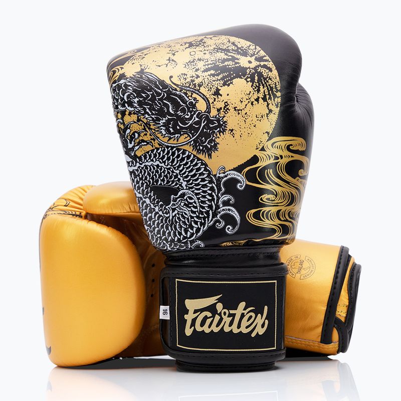 "Fairtex Harmony Six" bokso pirštinės juodos spalvos 4