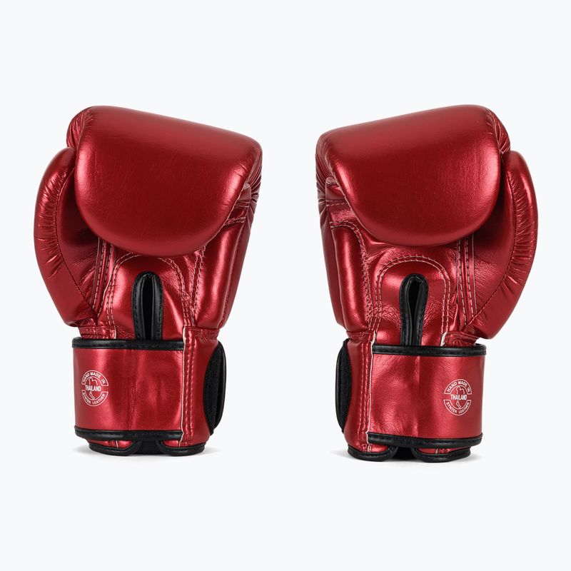 Bokso pirštinės Fairtex Metallic Boxing red 3