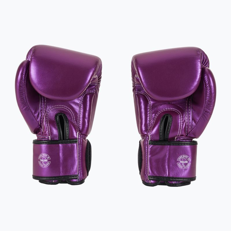 Bokso pirštinės Fairtex Metallic Boxing purple 3