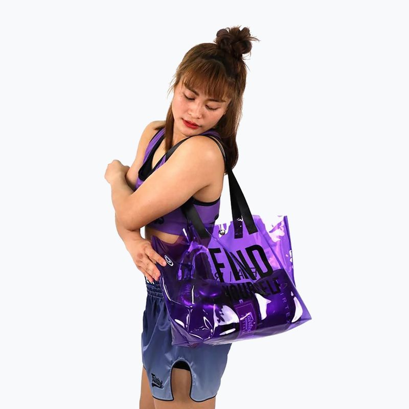 Bokso pirštinės Fairtex Metallic Boxing purple 6