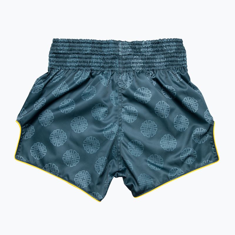 Fairtex Muay Thai treniruočių šortai BS1915 'Clubber' pacific green 2