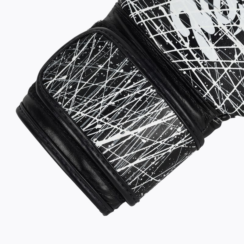 Bokso pirštinės Fairtex Microfiber Art Collections Painter black/white 6