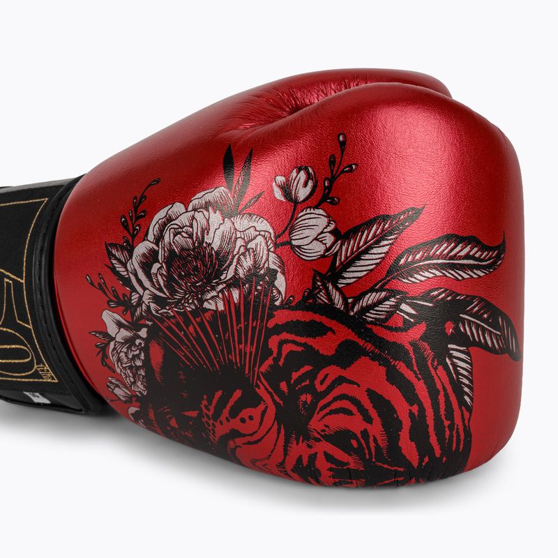 Fairtex Golden Jubilee raudonos bokso pirštinės 5